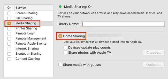 media share for mac