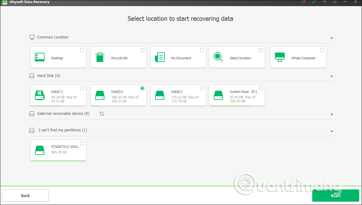How to use iSkysoft Data Recovery to recover data Picture 5