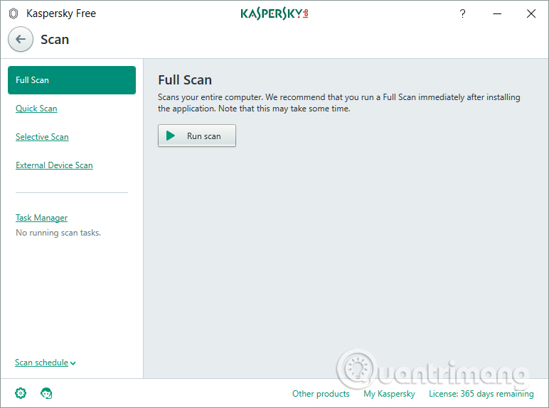 How to use Kaspersky Free antivirus software Picture 13