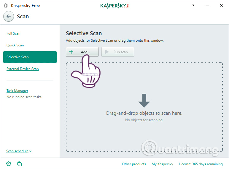 How to use Kaspersky Free antivirus software Picture 14