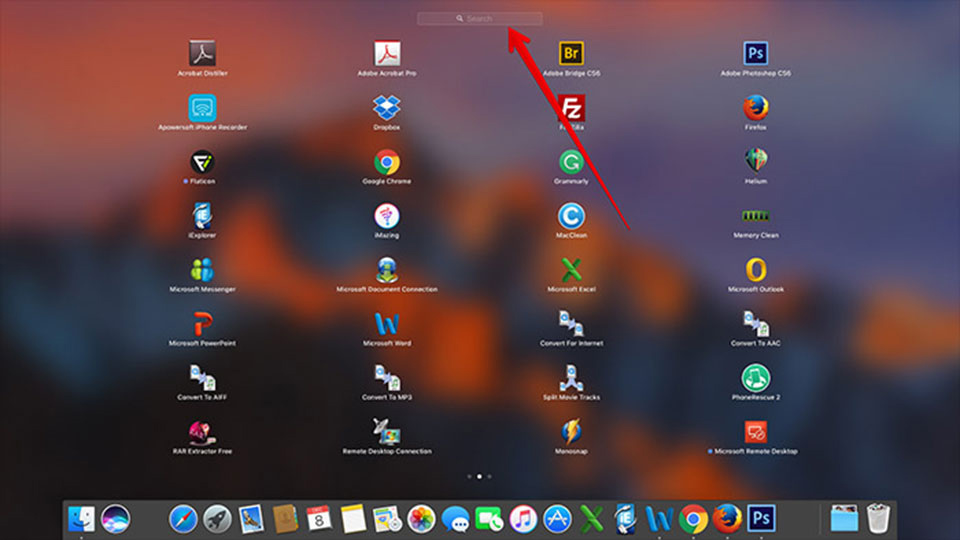 How to use Launchpad on macOS Sierra Picture 4