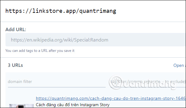 How to use linkstore.app to store and share links Picture 5