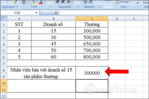 How to use Lookup function in Excel Picture 8