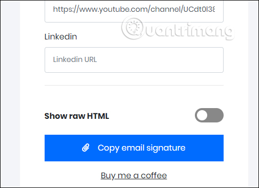 How to use Mailbum to create a professional signature Picture 5