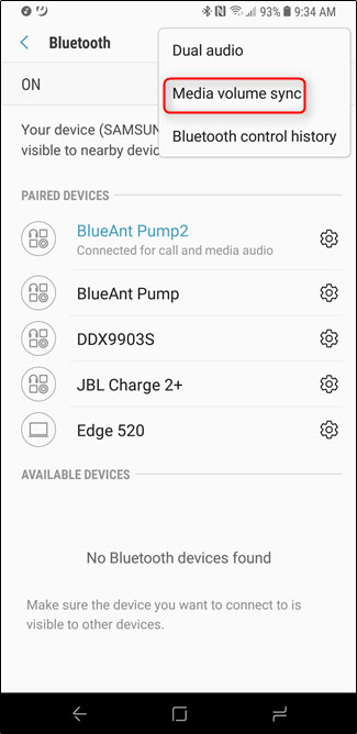 How to use Media Volume Sync on Samsung Galaxy S8 Picture 5