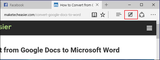 How to use Microsoft Edge in Windows 10 to share web content Picture 3