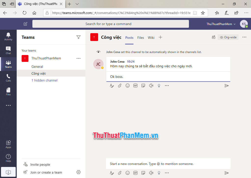 How to use Microsoft Teams to work remotely? Picture 20