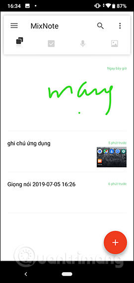 How to use MixNote to create security notes on Android Picture 12