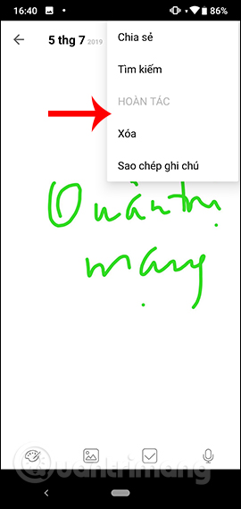 How to use MixNote to create security notes on Android Picture 15