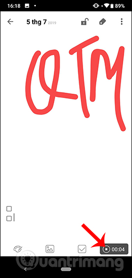 How to use MixNote to create security notes on Android Picture 7