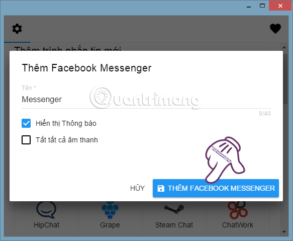 How to use multiple chat applications on the same window Picture 16
