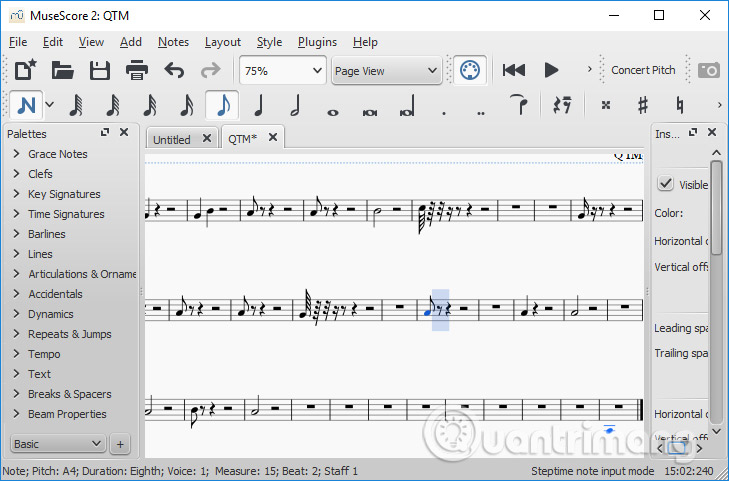 How to use MuseScore to create new tracks Picture 9
