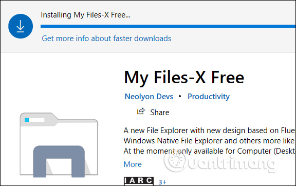 How to use My Files-X Free to manage Windows 10 files Picture 2