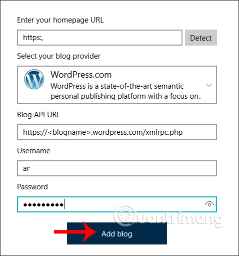 How to use Net Writer to blog on Windows 10 Picture 3