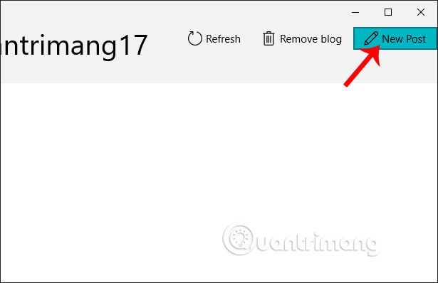 How to use Net Writer to blog on Windows 10 Picture 4