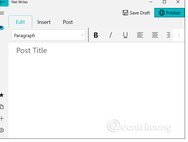 How to use Net Writer to blog on Windows 10 Picture 5