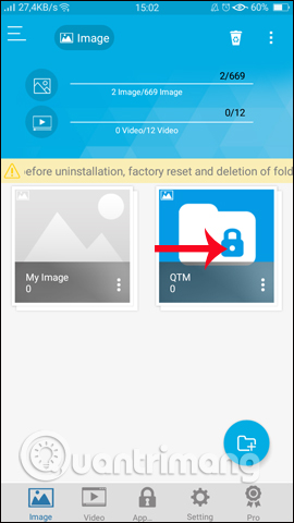 How to use NEV Privacy - Hide Pictures hide photos, apps on Android Picture 15