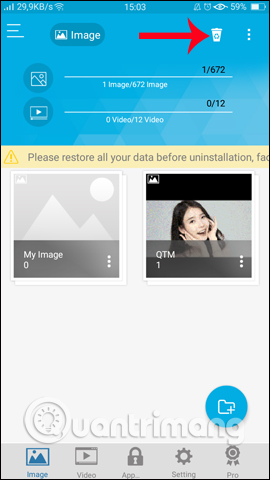 How to use NEV Privacy - Hide Pictures hide photos, apps on Android Picture 19