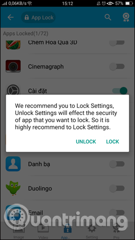 How to use NEV Privacy - Hide Pictures hide photos, apps on Android Picture 35