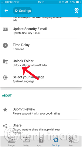 How to use NEV Privacy - Hide Pictures hide photos, apps on Android Picture 38