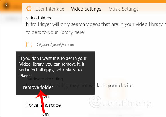 How to use Nitro Player to play videos and music on Windows Picture 6