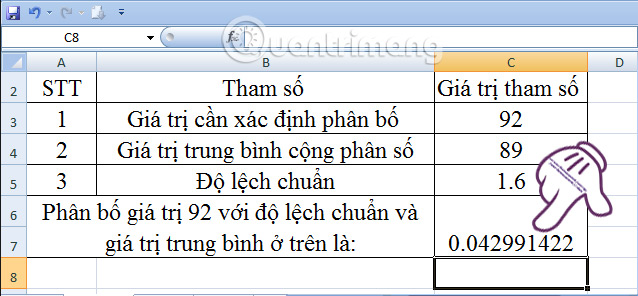 How to use NORMDIST function in Excel Picture 5