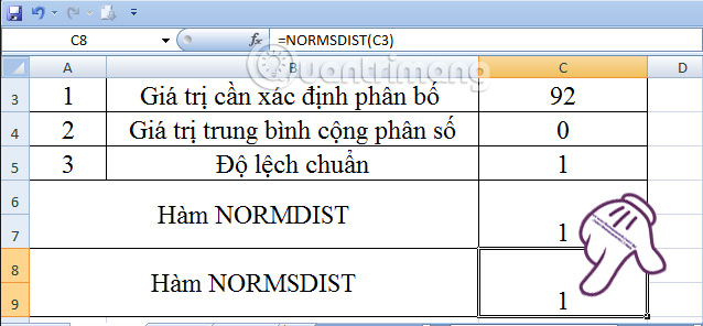 How to use NORMDIST function in Excel Picture 7