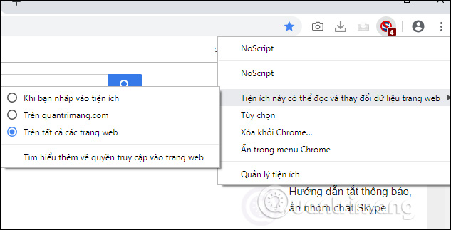 How to use NoScript to block ads on Google Chrome Picture 6