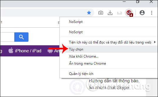 How to use NoScript to block ads on Google Chrome Picture 7