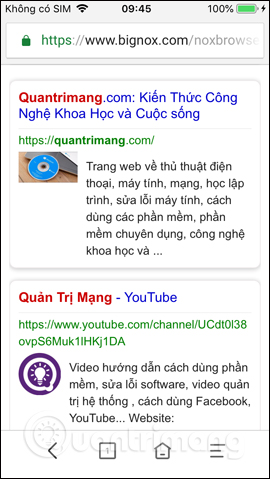 How to use NoxBrowser browser on Android and iOS Picture 13