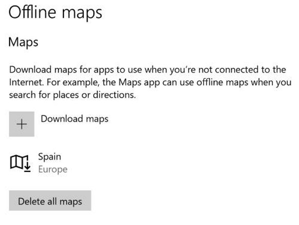 How to use offline Bing Maps on Windows 10 Picture 12