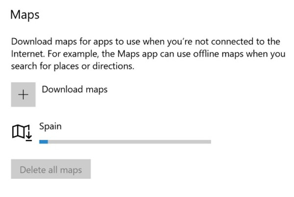 How to use offline Bing Maps on Windows 10 Picture 9