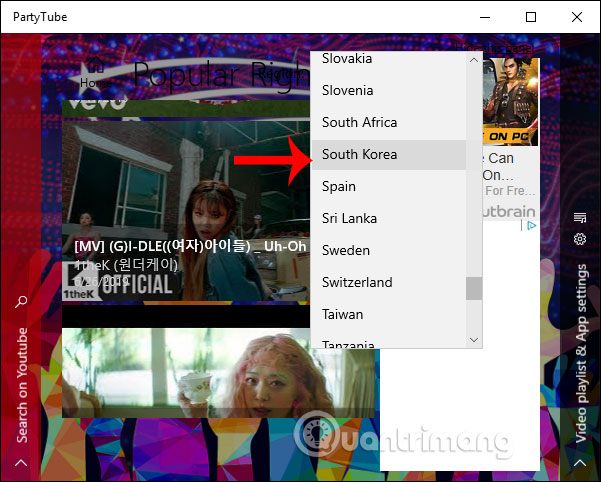 How to use PartyTube to watch YouTube on Windows 10 Picture 3