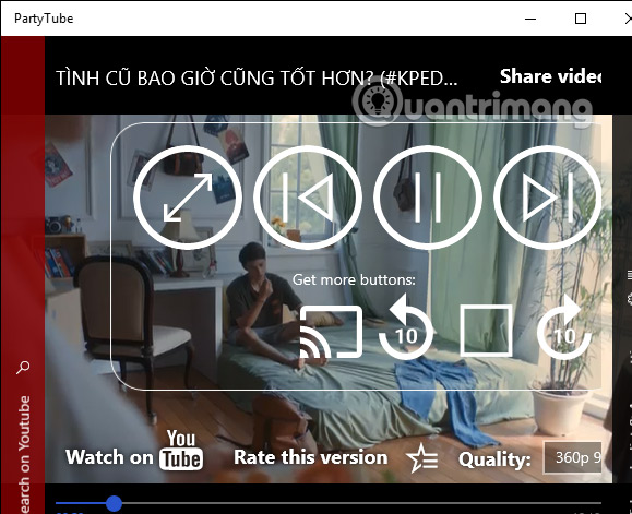 How to use PartyTube to watch YouTube on Windows 10 Picture 6