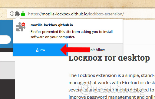 How to use password management Lockbox in Firefox Quantum Picture 3