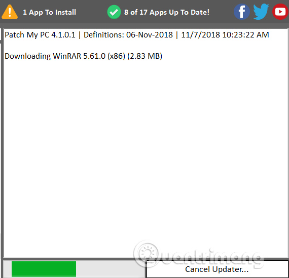 How to use Patch My PC to update software on the computer Picture 4