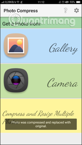 How to use Photo Compress to compress Android images Picture 14