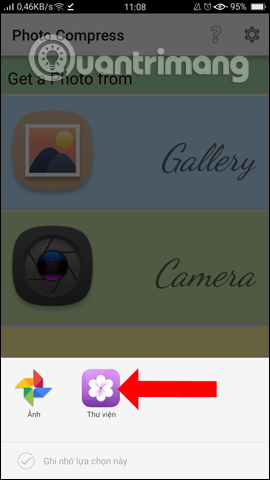 How to use Photo Compress to compress Android images Picture 3