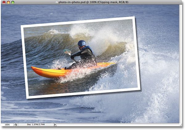 How to use Photoshop CS5 - Part 18: Create nested photo effects Picture 23