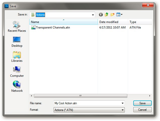How to use Photoshop CS5 - Part 24: Installing, sharing and using Photoshop Action Picture 10
