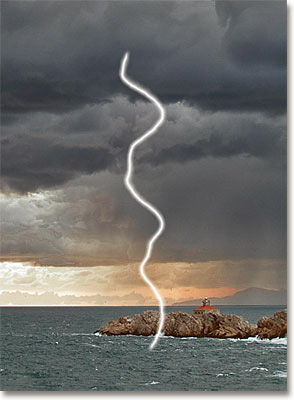 How to use Photoshop CS5 - Part 26: Create a lightning effect Picture 31