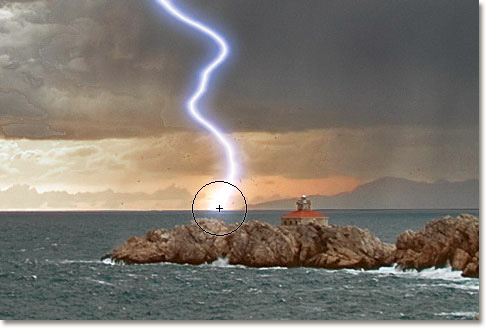 How to use Photoshop CS5 - Part 26: Create a lightning effect Picture 51