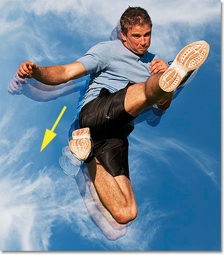 How to use Photoshop CS5 - Part 27: Create a Motion effect on any object Picture 13