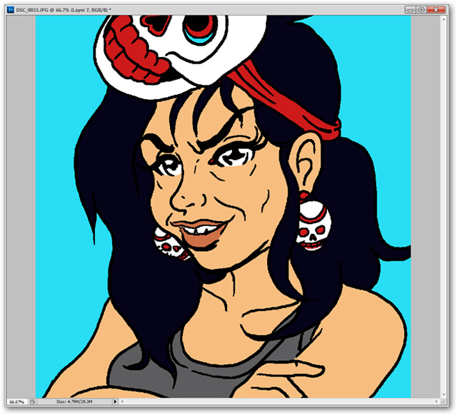 How to use Photoshop CS5 - Part 6: Digital art Picture 46