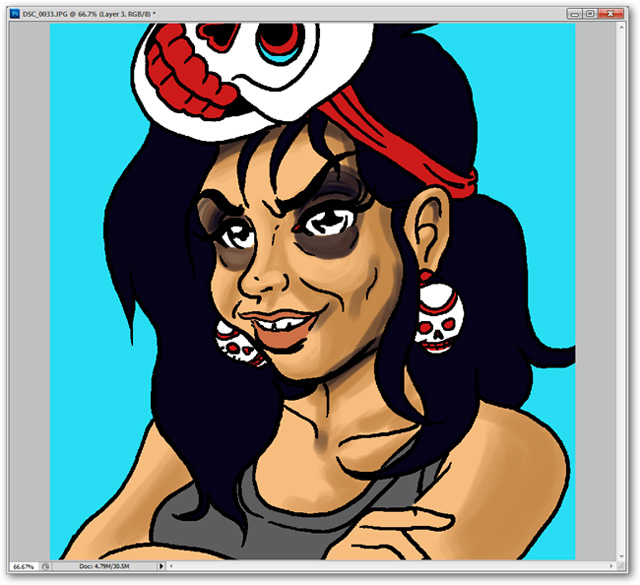 How to use Photoshop CS5 - Part 6: Digital art Picture 47