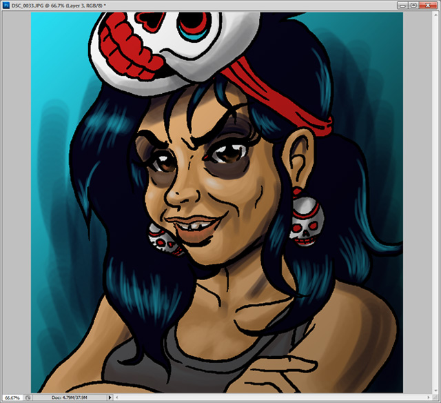 How to use Photoshop CS5 - Part 6: Digital art Picture 50