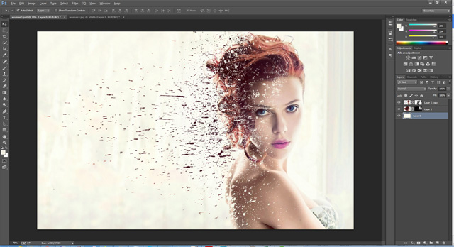 How to use Photoshop CS6 (Part 4): Create a fading effect Picture 17