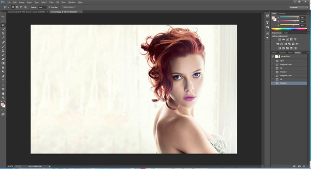 How to use Photoshop CS6 (Part 4): Create a fading effect Picture 5