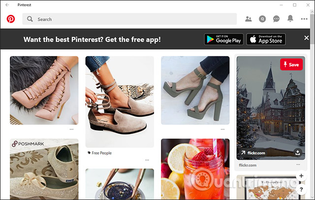 How to use Pinterest on Windows 10 Picture 5