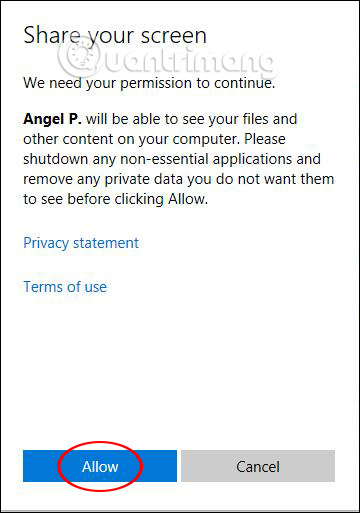 How to use Quick Assist to control a remote computer Picture 7